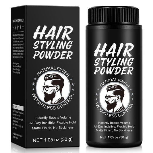 ABOUME Hair Styling Powder, Volumizing & Texture Powder for Men and Women & All Hair Types, All-Day Invisible Hold, Matte Finish and Non-Sticky (1pcs)