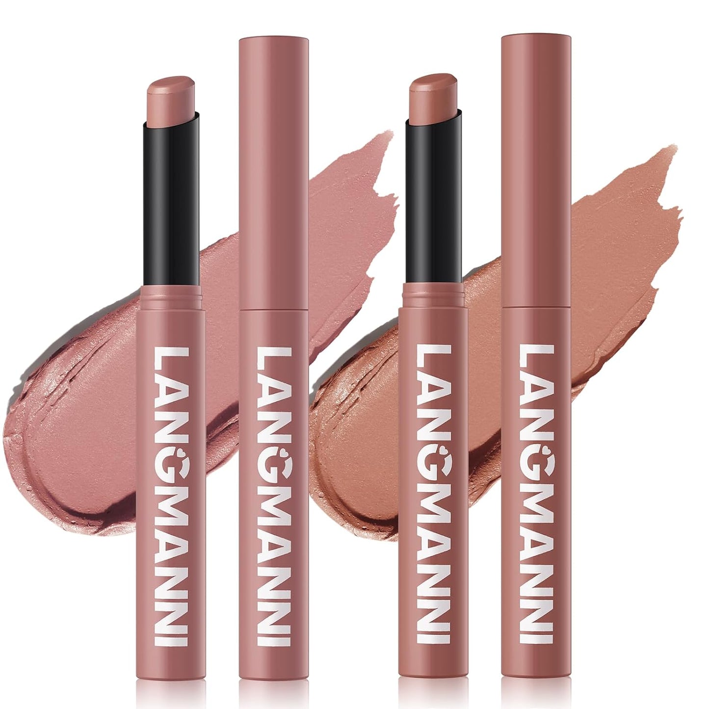 Velvet Matte Lipstick Set - 12 High Pigment Nude Shades | Long-Lasting Waterproof Lip Color for Women