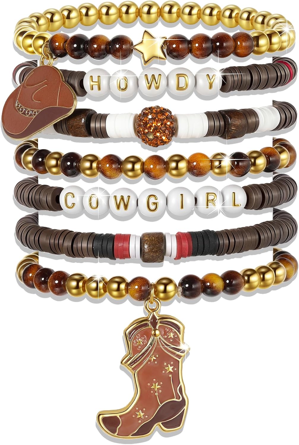 Friendship Bracelets Set - Colorful Beaded Stretchable Bracelets for Teens | Stackable Gift Ideas for Holidays