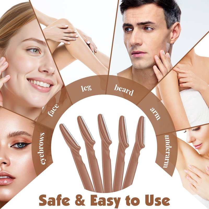 Phyyixs 88 Pcs Terracotta Dermaplaning Tool & Face Razors for Women in Storage Jar – Aesthetic Eyebrow Razor for Women & Men, Precision Face Shaver with Safety Covers, Skincare Gift for Women