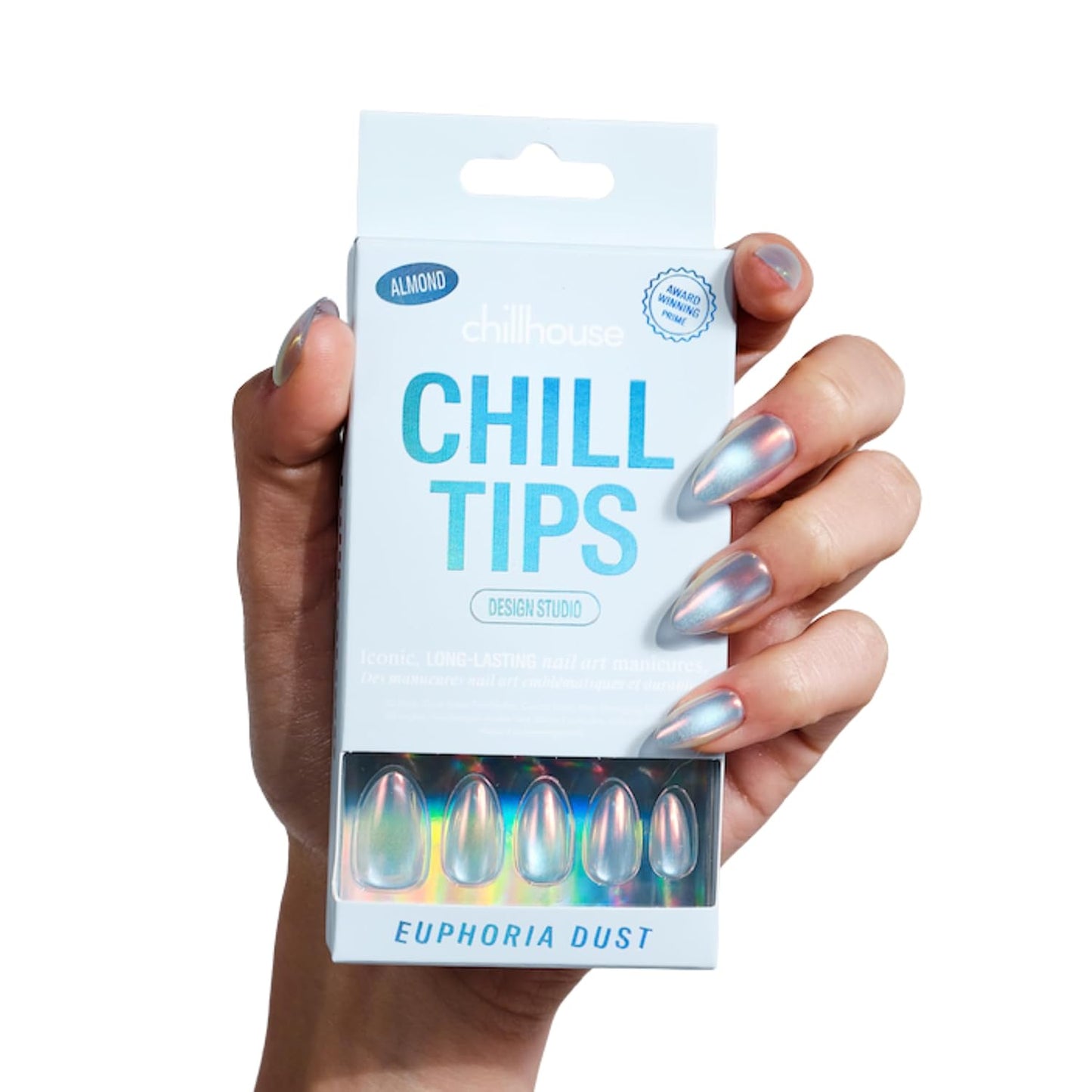 Chillhouse Press-On Nails Kit - Unicorn Club Almond | 30 Customizable Shapes for Up to 2 Weeks of Wear