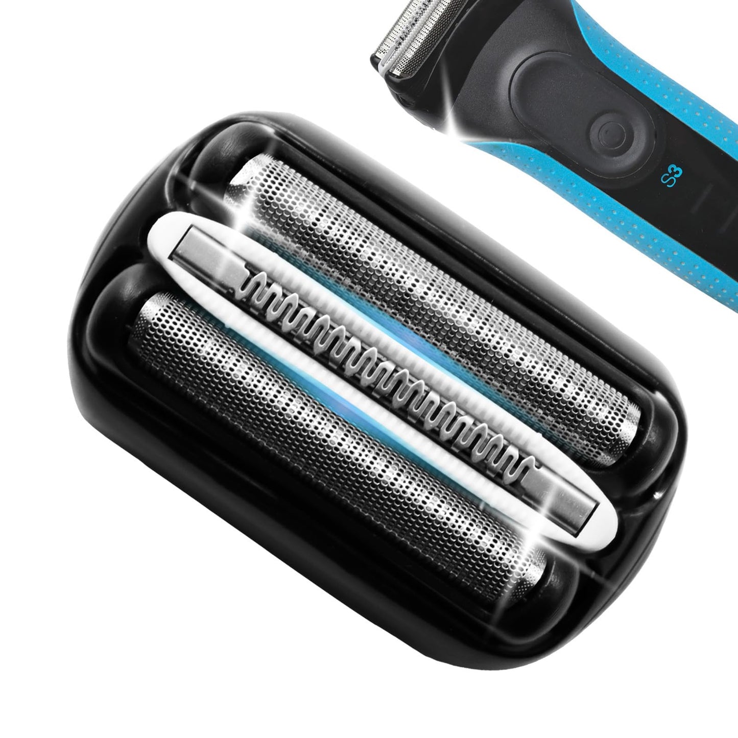 2Pack 21B Replacement Heads for All Series 3 Electric Shavers 3040s 300s 310s 3080s Models, Compatible with Shaver Part 21B, for 21b Foil & Cutters Razor Accessories.
