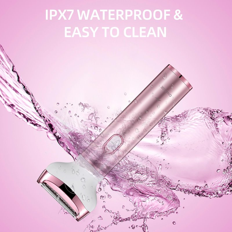 Wet & Dry Electric Razor for Women Body Razors 4-in-1 Facial Hair Remover Electric Shaver and Facial Hair Remover Painless Ladies Body Razors for Nose Face Body Leg Bikini Arm Hair