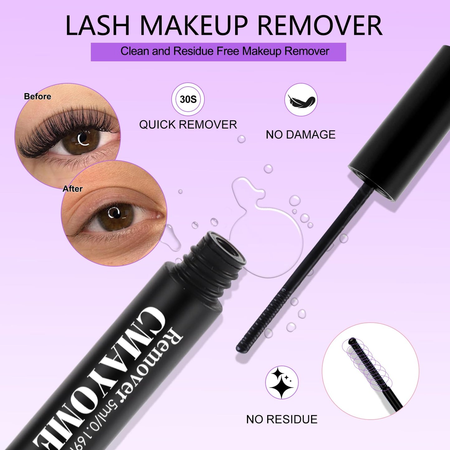 CMAYOME Lash Clusters Kit, 10D 20D 30D 40D Lash Extension Kit with Lash Bond and Seal, 640Pcs Eyelash Clusters with Lash Tweezers, Lash Remover and Eyelash Brush