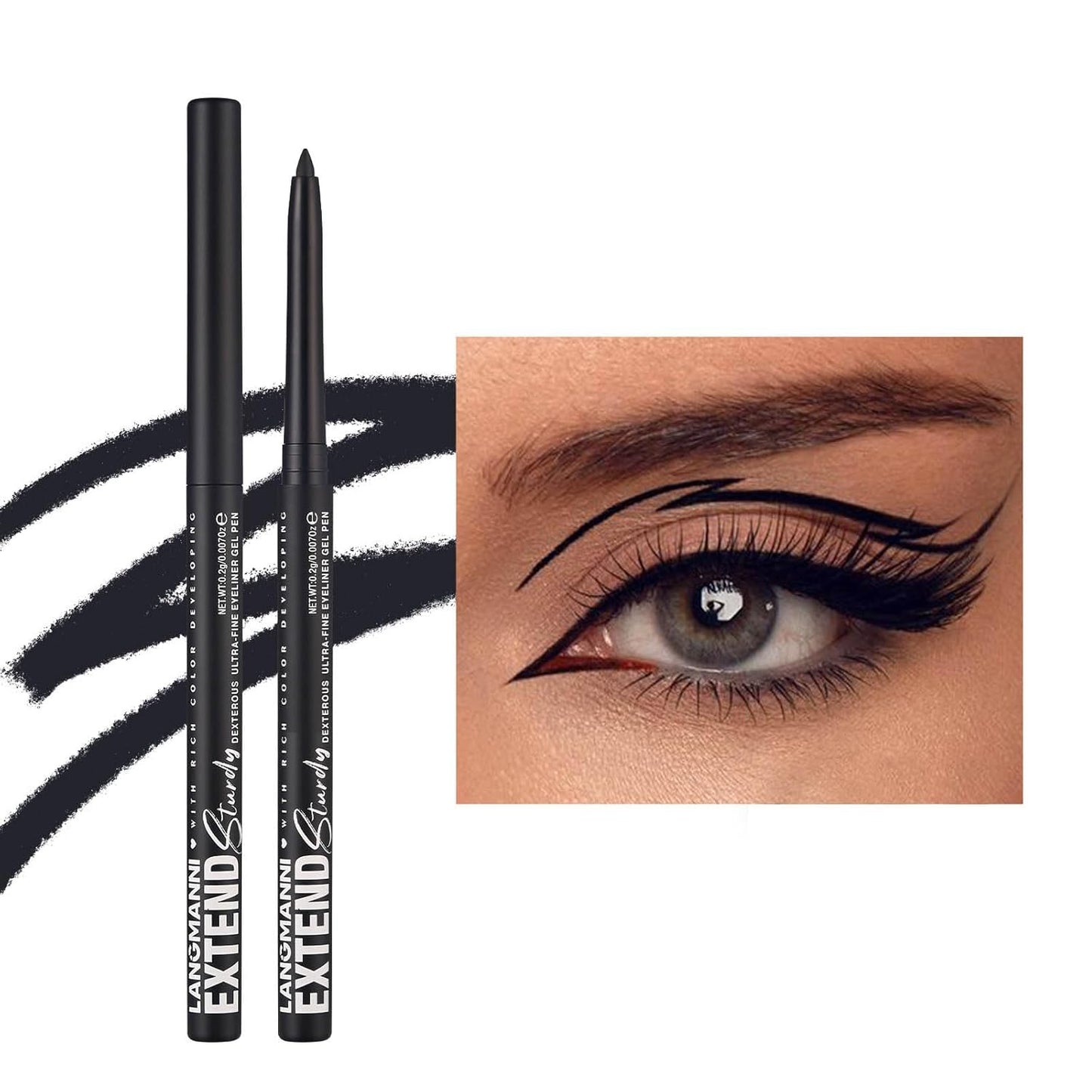 Cream Eyeliner Set - Quick-Drying, Waterproof & Smudge-Proof | 12 Versatile Shades for Sensitive Eyes