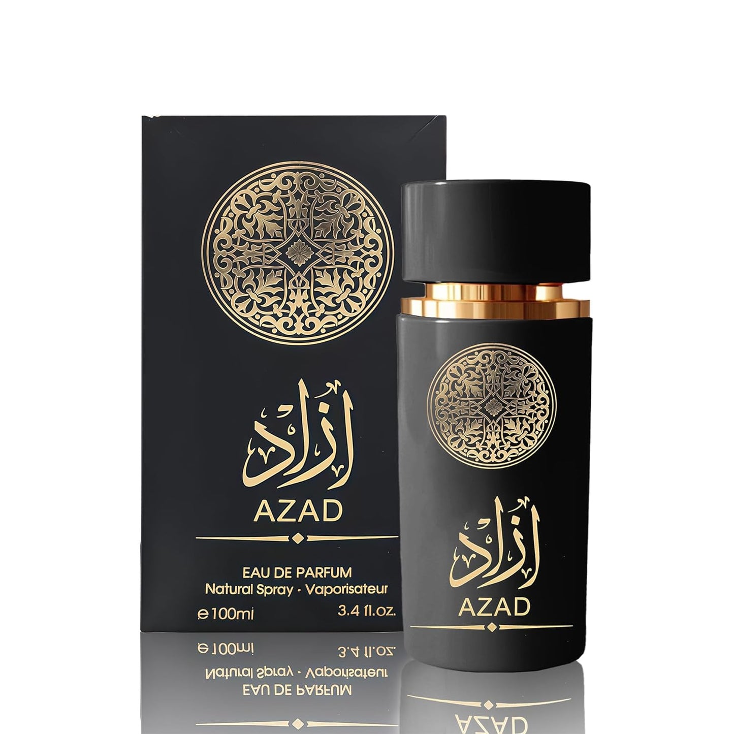 A CENTER Cologne for Men - 3.4 Fl Oz Alcohol-Free Eau de Toilette Spray | Bergamot, Amber & Vanilla Fragrance