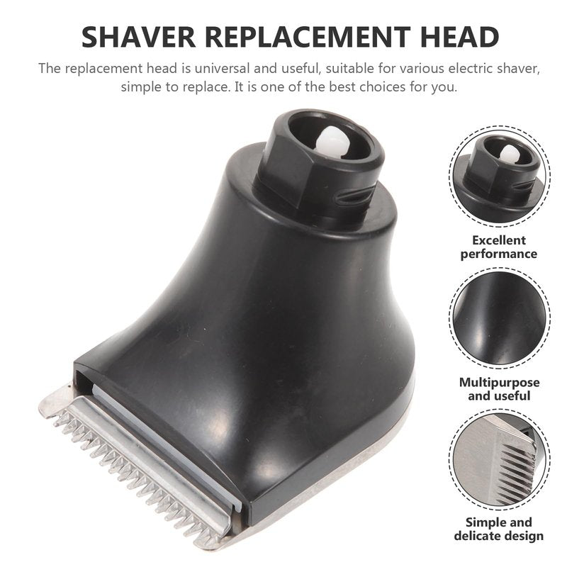 minkissy 3Pcs Universal Electric Shaver Replacement Heads for Men Detachable Shaver Head Set Compatible with Various Electric Razors Easy to Install and Replace