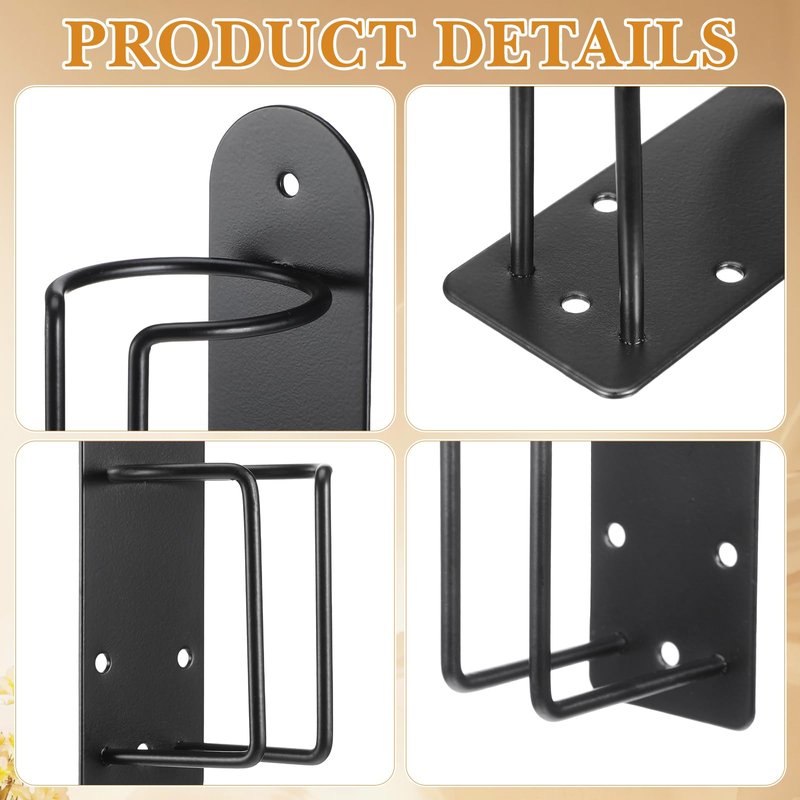 Didiseaon Stainless Steel Barber Hair Clipper Holder Wall Mounted Tool Organizer for Salon Accessories Lightweight Sturdy Electric Shaver Stand for Home Barber Shop Use Aesthetic Hair Tool Rack