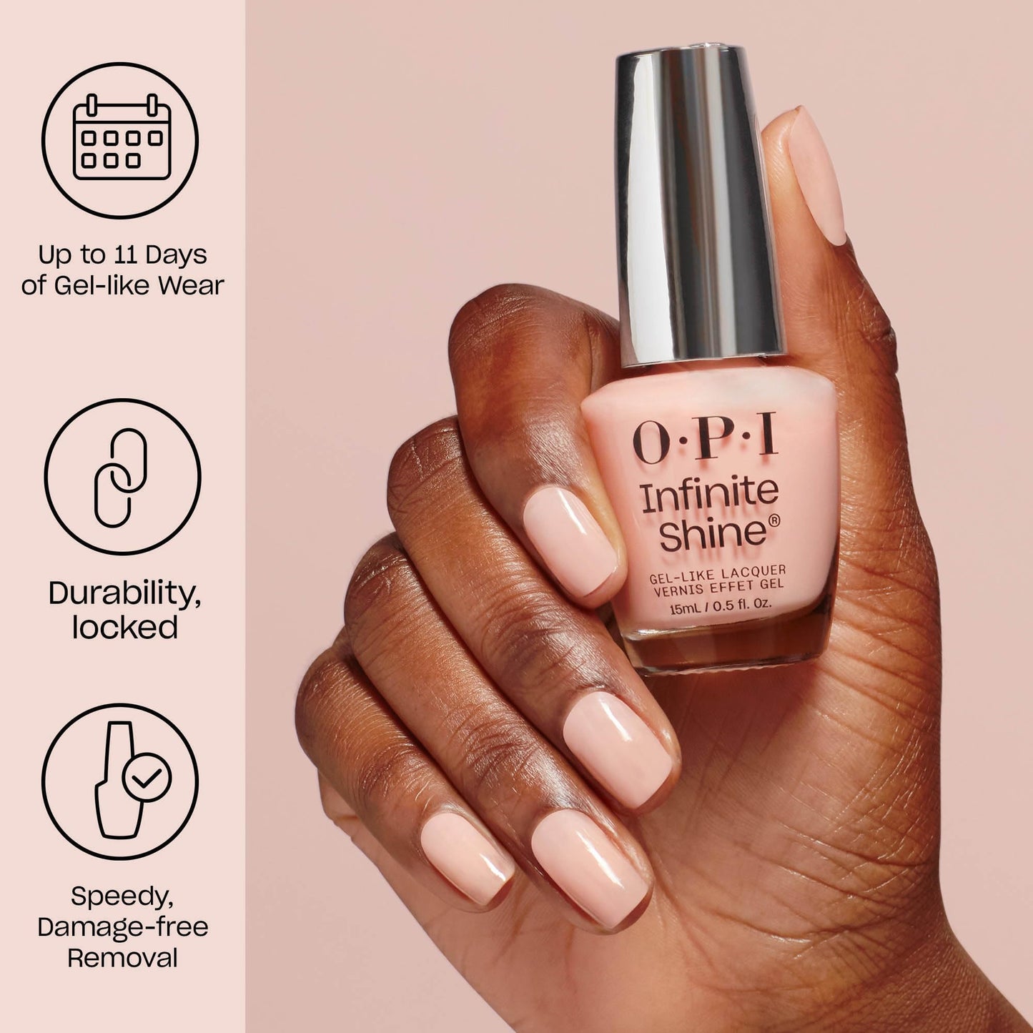 OPI Infinite Shine Learn to Fly-lac | Opaque Soft Pastel Lilac Purple Crème Long Wear Nail Polish | Trip to the Brite Side | Summer 2026 Collection
