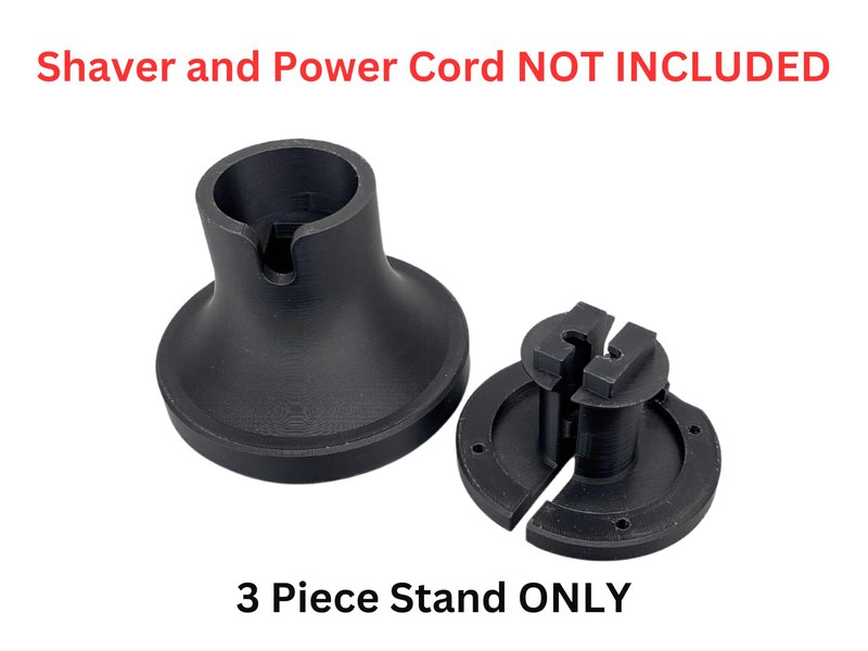 HOYT DESIGN Charger Stand, Compatible with Philips Norelco Beard Trimmer 9000 Prestige, BT9810/40, Base, Cradle, Matte Black (Shaver and Power Cord NOT Included)