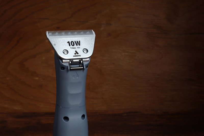 Andis 561460 ceramicEDGE Detachable Wide Blade #10W – Carbon Steel Pet Clipper Blade, Fine Tooth, Professional Grooming Performance
