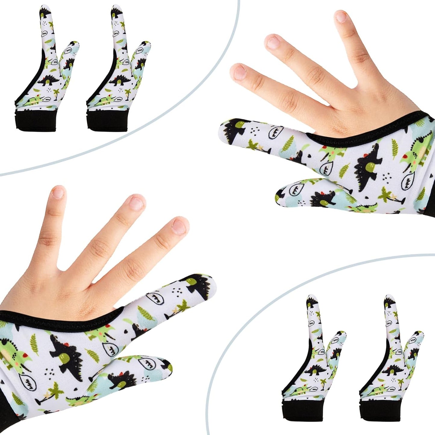 Thumb Sucking Guard Gloves for Kids | 4-Pack Anti-Thumb Sucking & Nail Biting Protection | Ages 5-12