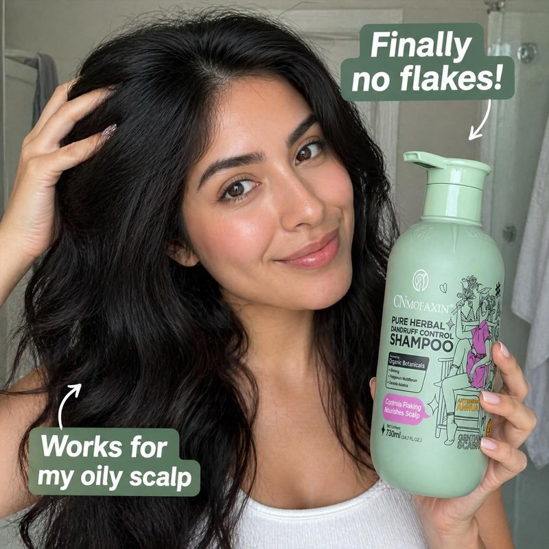 Anti Dandruff Shampoo - Salicylic Acid & Piroctone Olamine for Itchy Scalp Relief | 24.7 fl oz