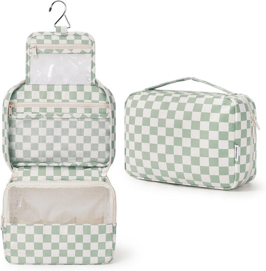 Travel Toiletry Bag for Women - Compact Hanging Makeup Organizer | Stylish & Functional Design