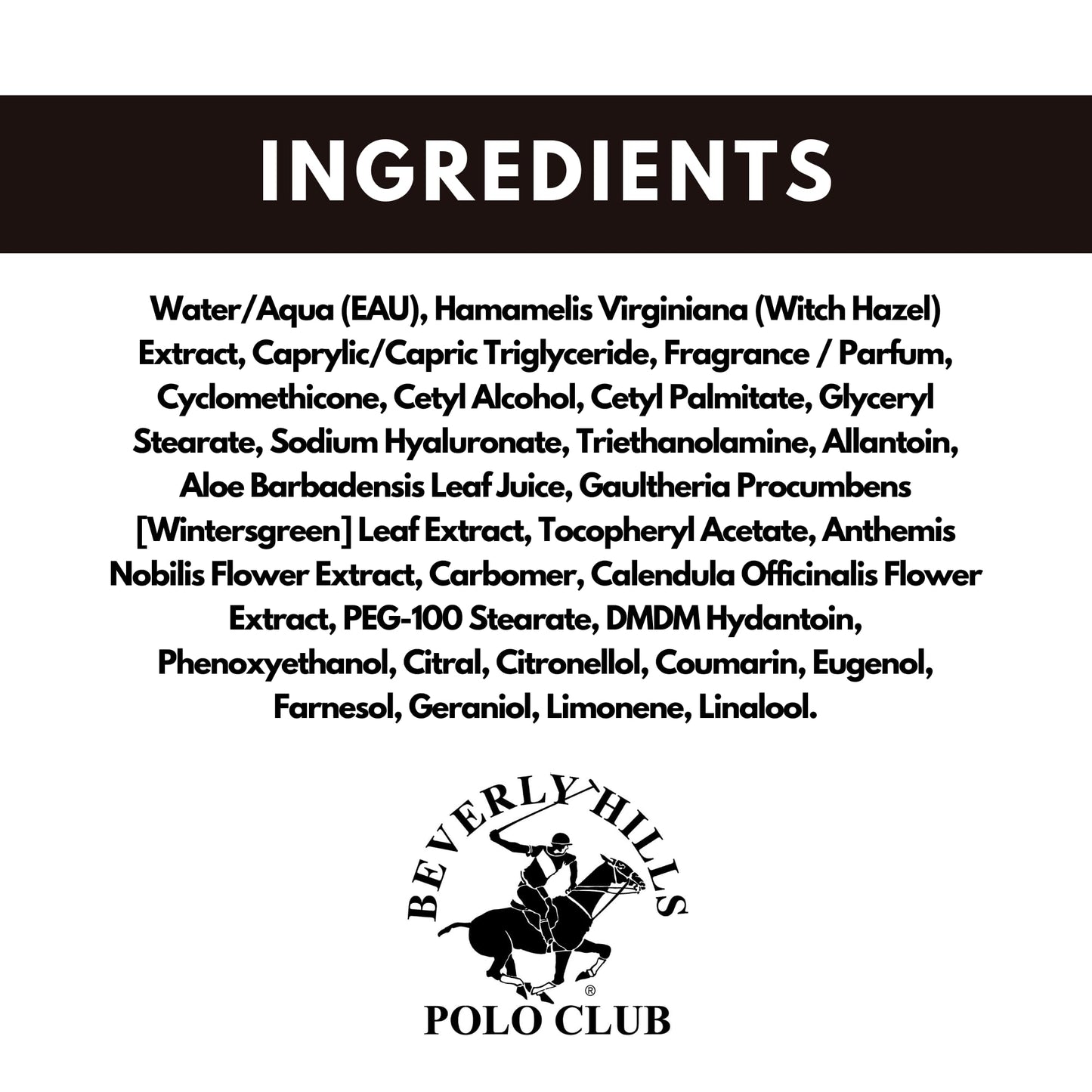 Beverly Hills Polo Club Classic Soothing After Shave for Men | Authentic Musk & Woody Scent | Calms & Refreshes Skin, Long-Lasting | 5oz Travel Size