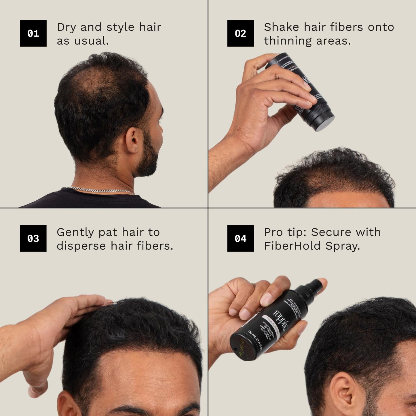 Toppik Hair Building Fibers, Auburn, 12g Fill In Fine or Thinning Hair, Instantly Thicker, Fuller Looking, 9 Shades for Men & Women, Keratin Protein Formula