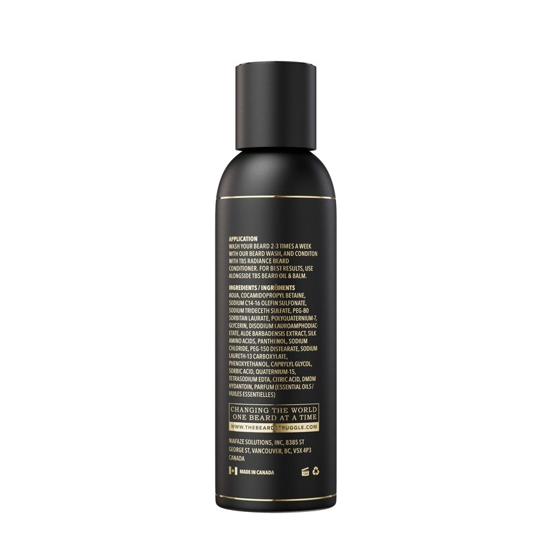 The Beard Struggle Radiance Beard Wash – Gold Collection, Hoenir’s Poem – Cleanse, Nourish & Soften – Beard Cleanser for Men (8 fl oz)