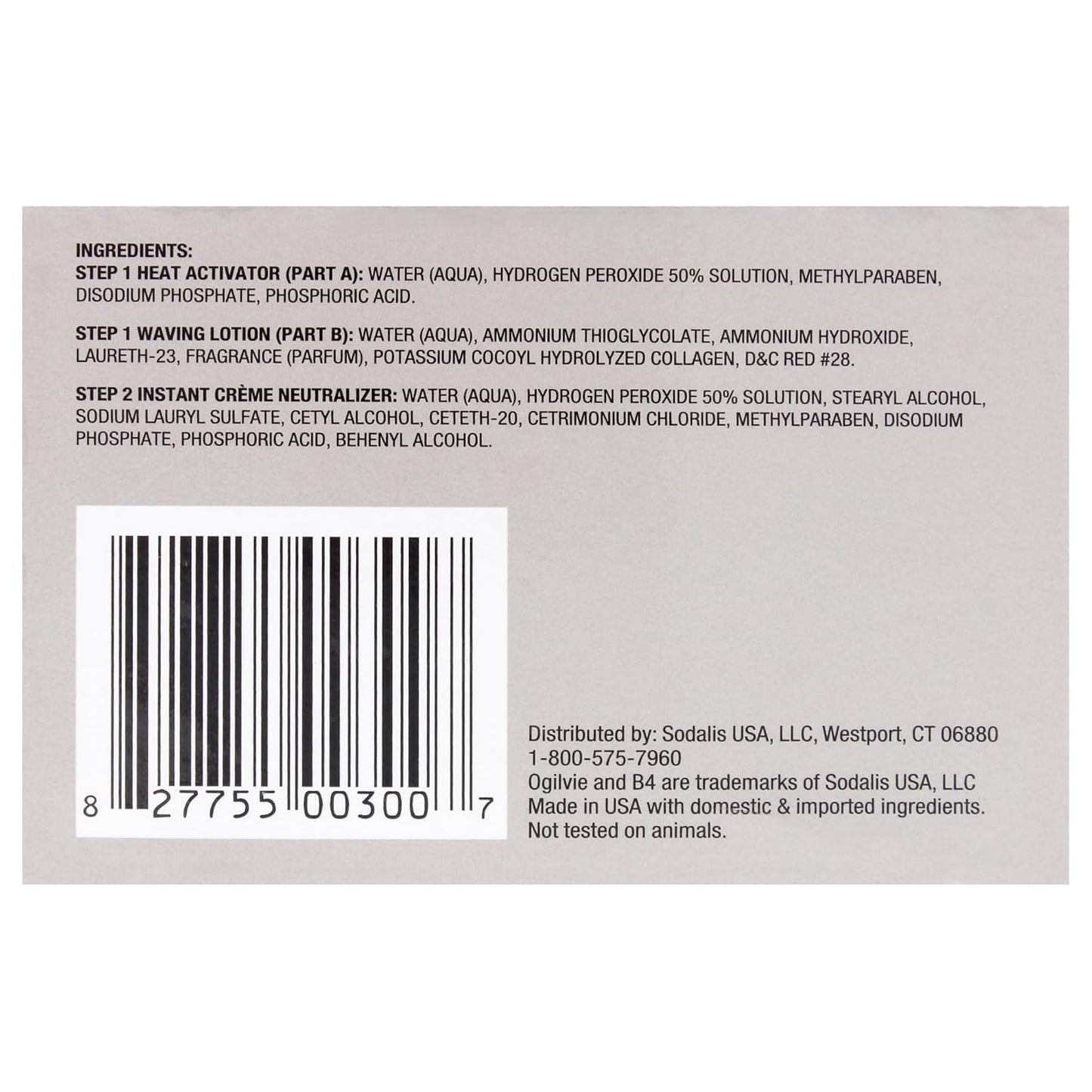 Professional Conditioning Home Perm Kit for Men & Women - Heat-Activated Formula for Normal or Hard-to-Wave Hair - 1 Application