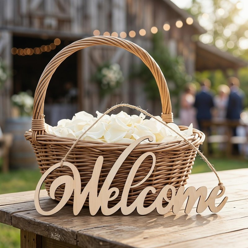 Didiseaon 4Pcs Unfinished Wood Cutout Welcome Sign Blank Wooden Word Letter Wreath Craft Supply Front Door Wall Art Hanging Plaque Home Room Decor DIY Paint Project Board Studio Artist Child 11 Inch
