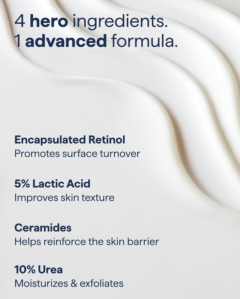 Remedy KP Body Moisturizer - Keratosis Pilaris Treatment with Retinol & Urea | Exfoliating Lotion, 7.7 fl oz
