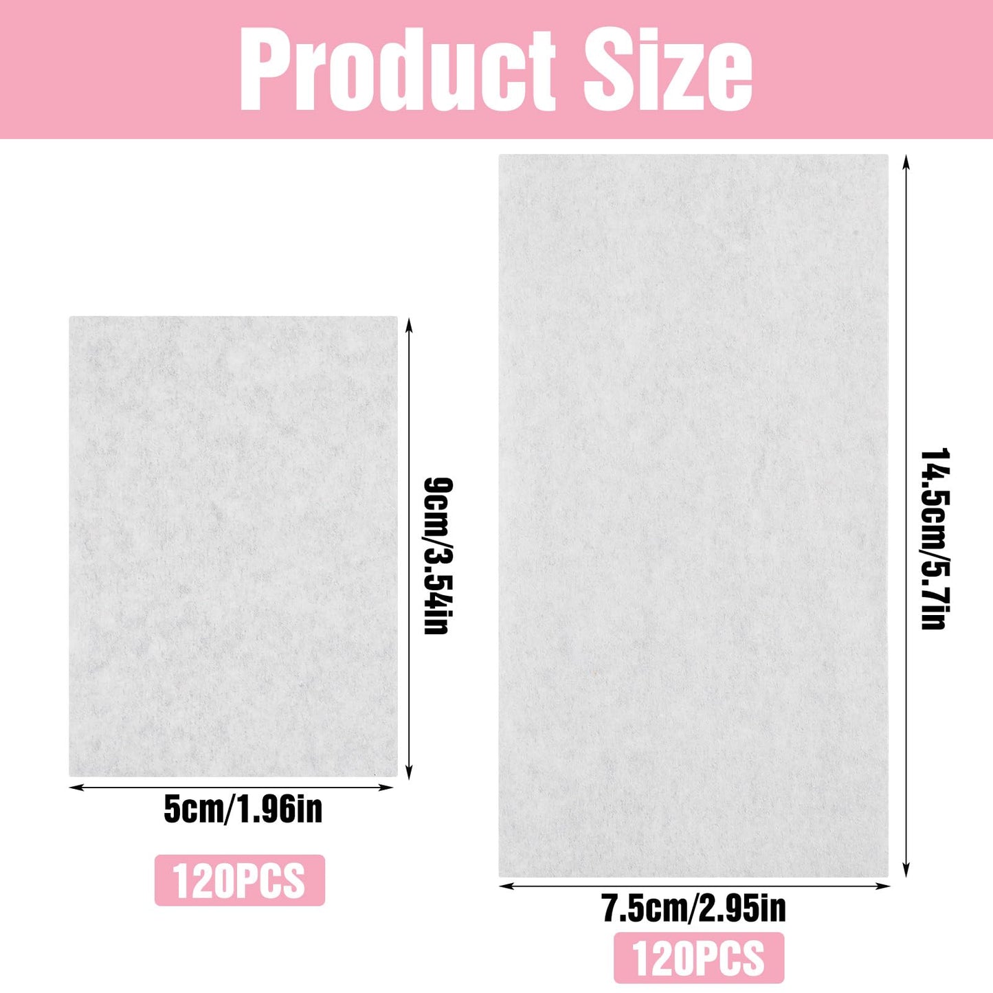 240 Pcs Perm Papers for Hair, 2 Sizes Disposable Thin End Papers for Hair Perm Heat-Resistant Salon Hairs Paper Wraps Hairstyling Curling Tool Applicable to Salon Shop Home (Large + Small)
