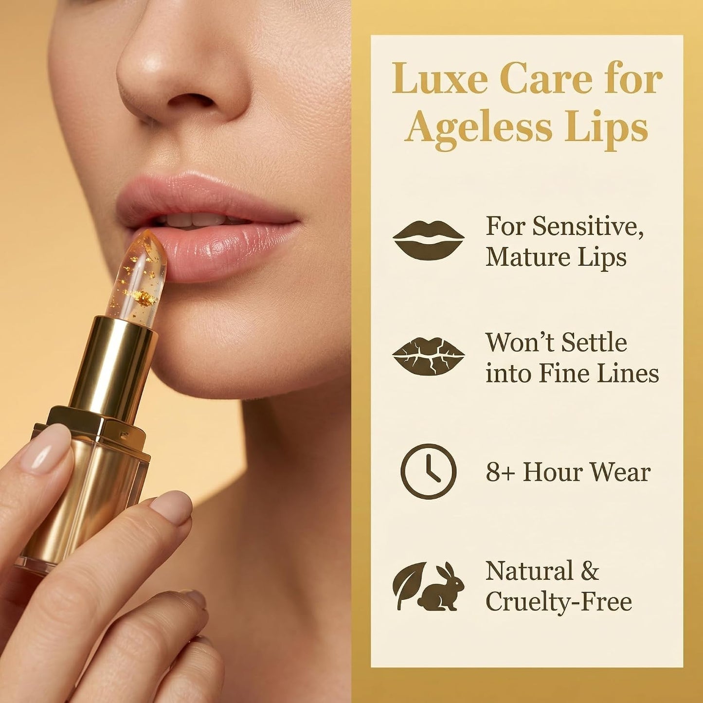 Color Changing Lipstick - 2PCS pH Adjusting Formula for Women | Long-Lasting, Moisturizing & Clear