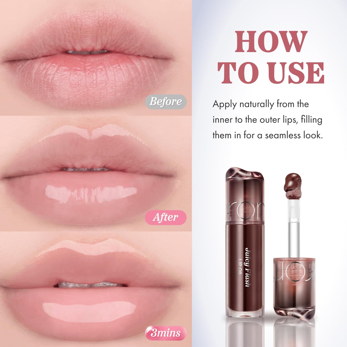 rom&nd JUICY FLASH LIP OIL 07 COCO BOMB