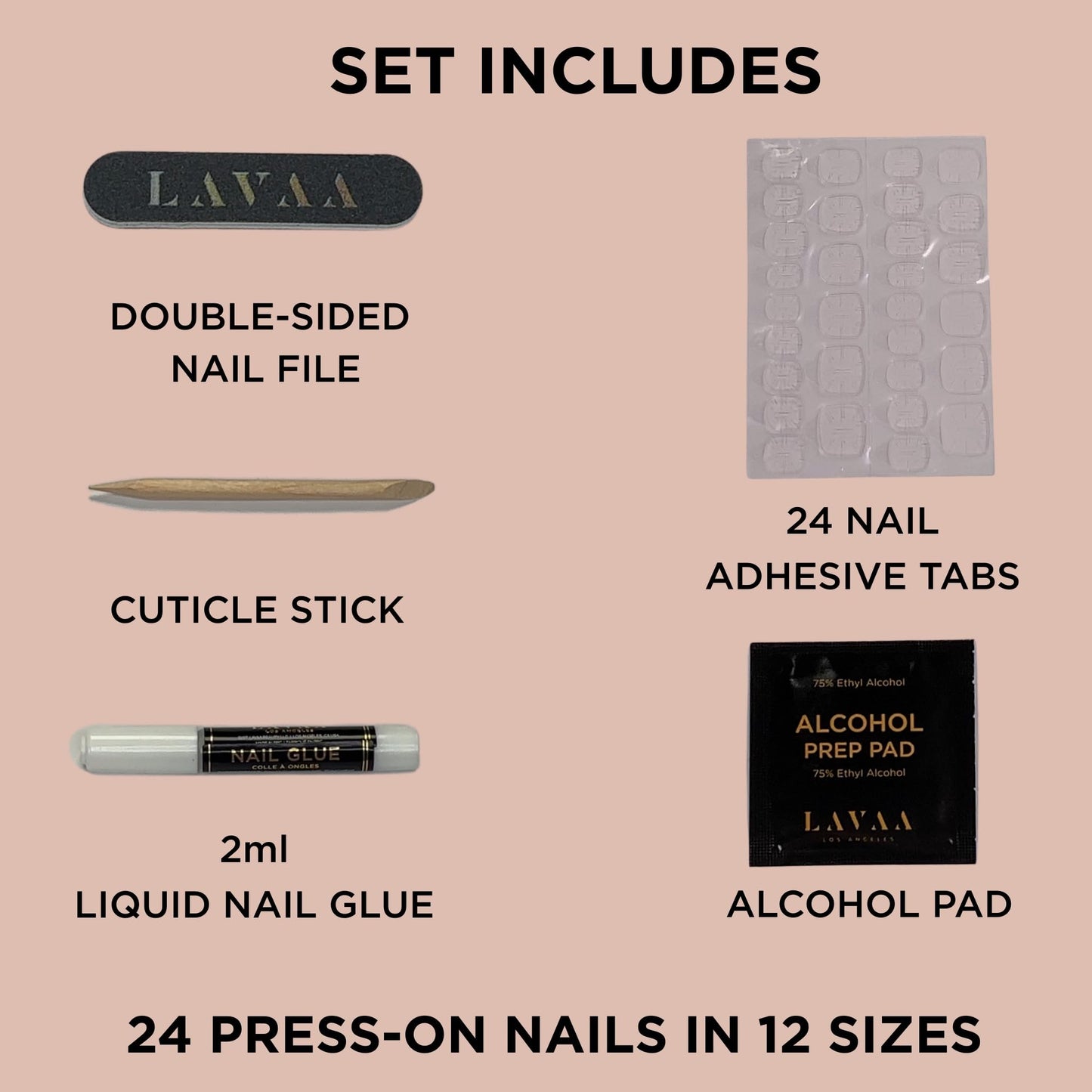 FAIRY DUST Press-On Nails by Lavaa Beauty | Pink Almond Velvet Shimmer Nails