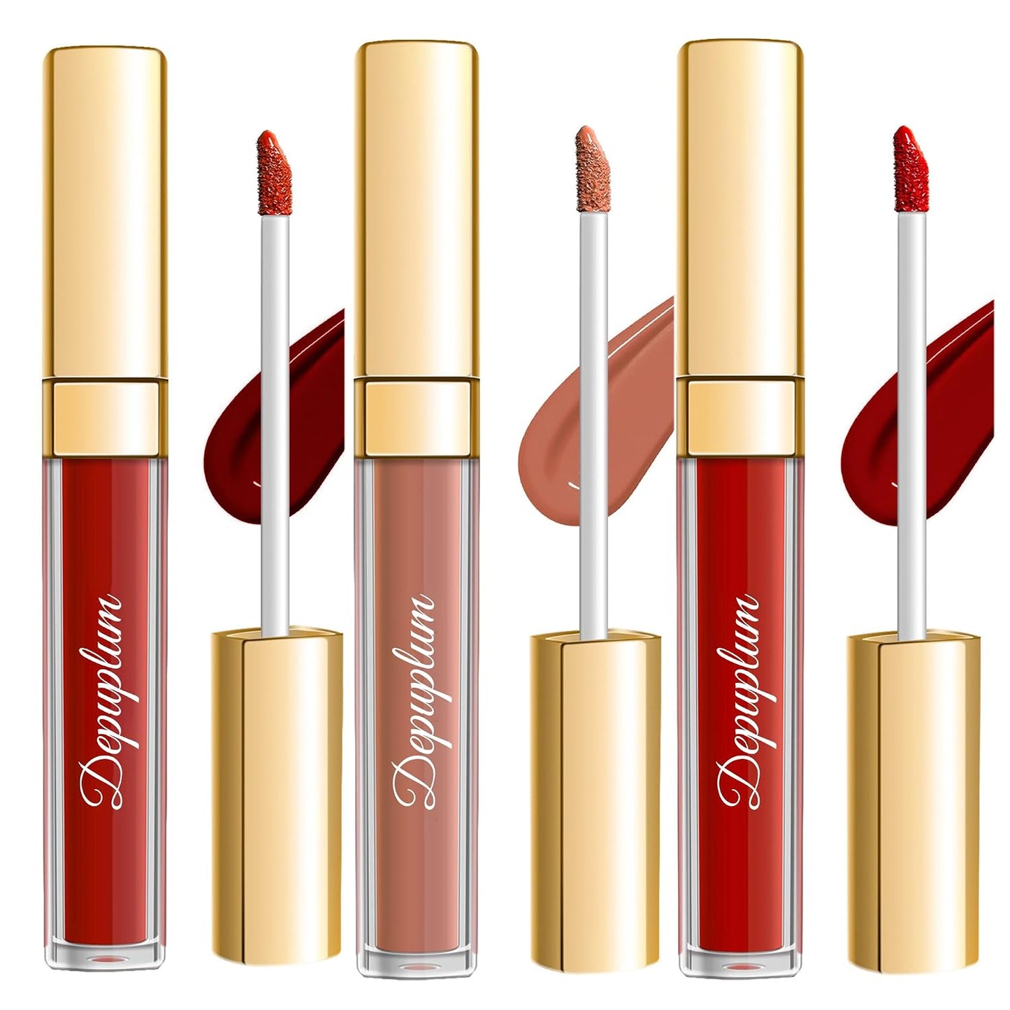 Nude Red Matte Lipstick - SuperStay Long-Lasting, Smudgeproof & Transferproof | Cruelty-Free Liquid Lip Color
