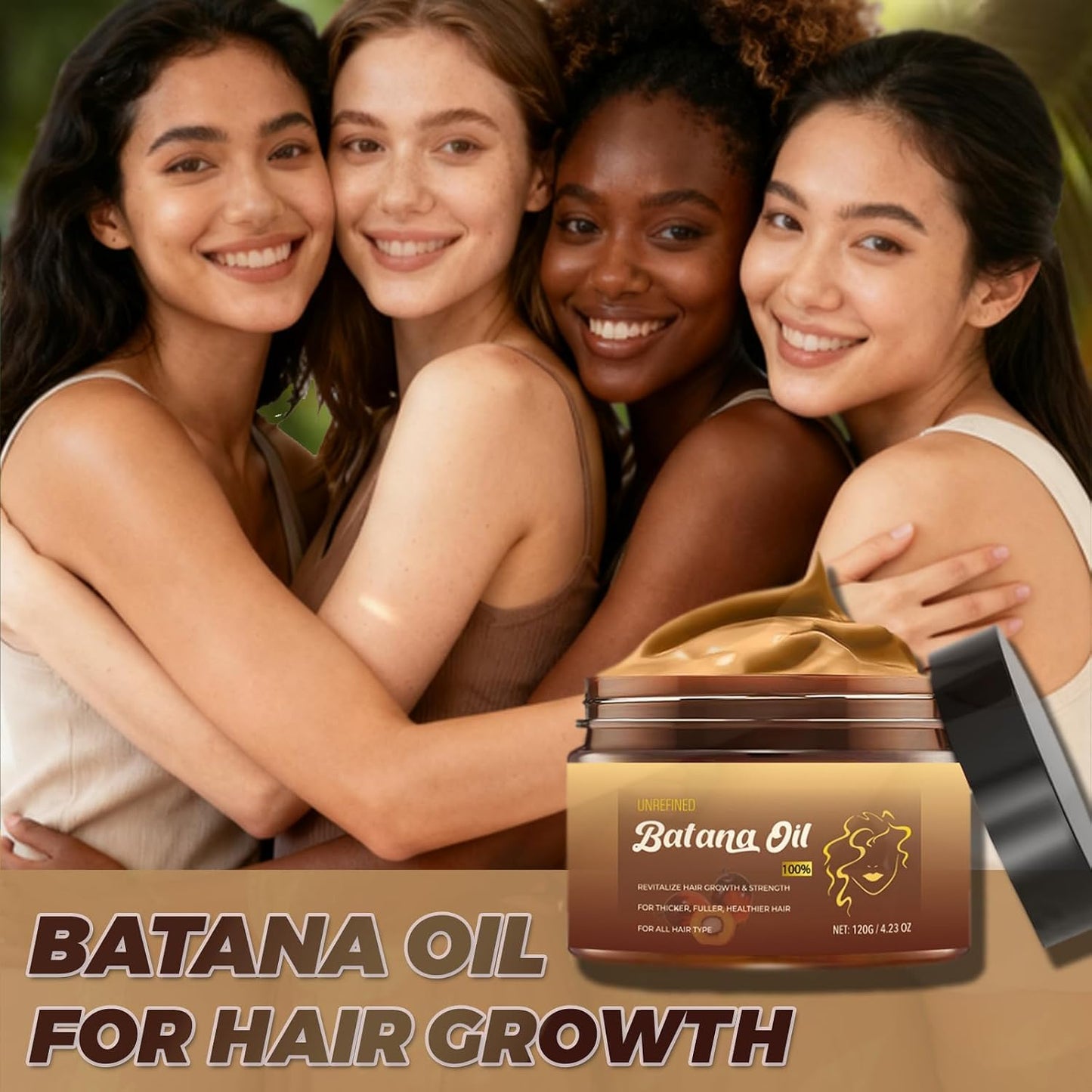 Botana Oil Hair Growth - 100% Pure Natural Hair Mask | Nourishes & Prevents Hair Loss (2-Pack)