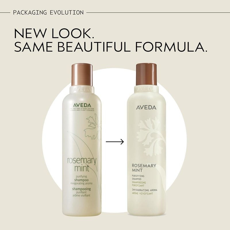 Aveda Rosemary Mint Purifying Shampoo - Clarifying Formula for Normal to Oily Hair | Invigorating Aroma | 97% Naturally Derived