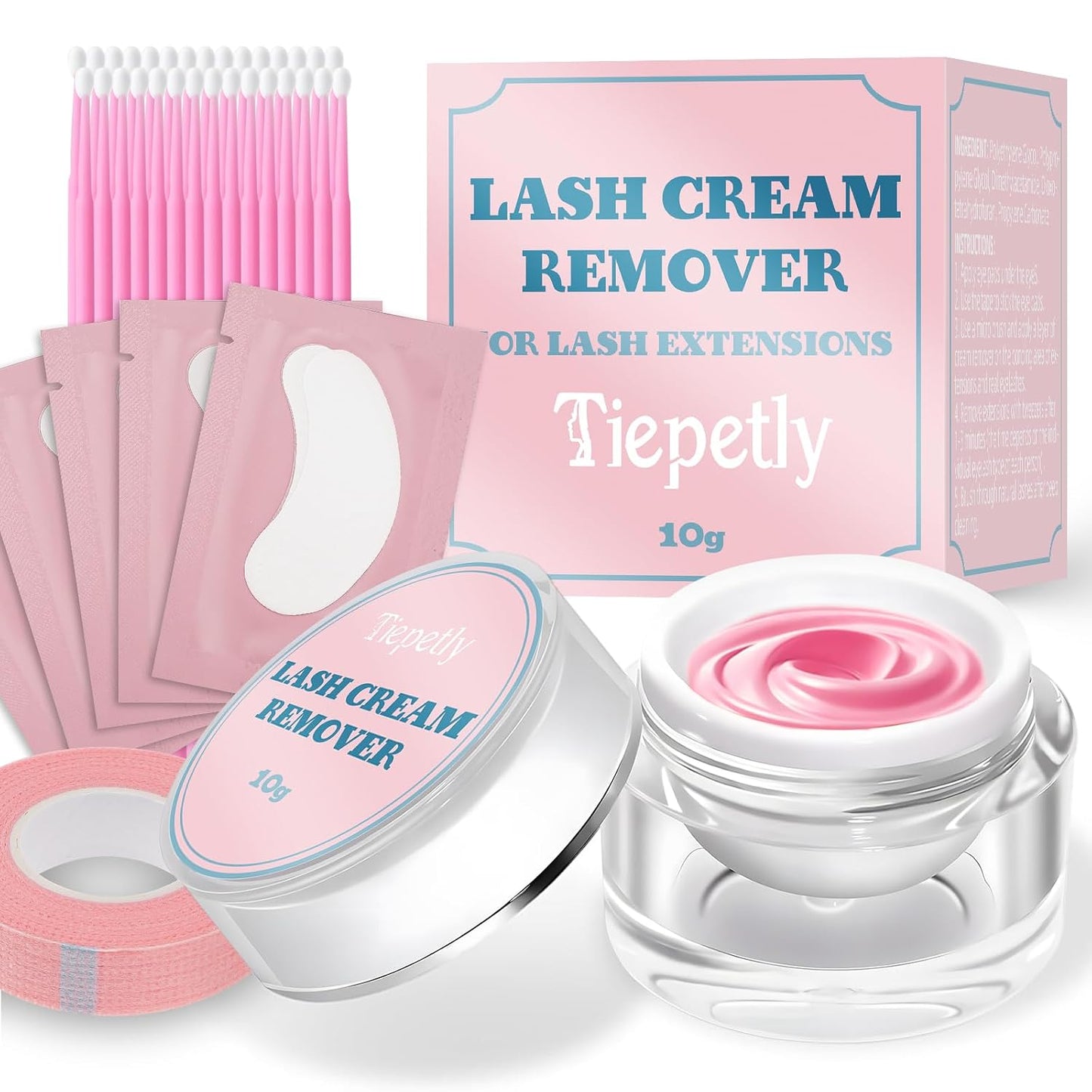 Eyelash Extension Remover - Quick Dissolving Formula for Low Irritation | 10g Professional Use