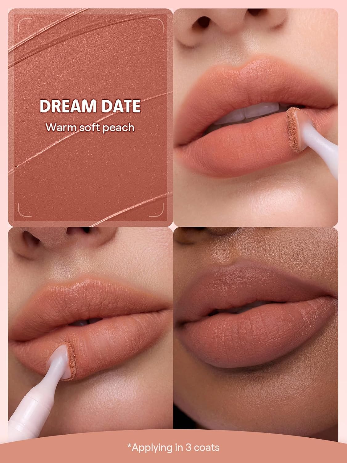 Marshmallow Puff Lip Blur Pen | Matte Hydrating Lipstick for Long-Lasting Wear - Dream Date