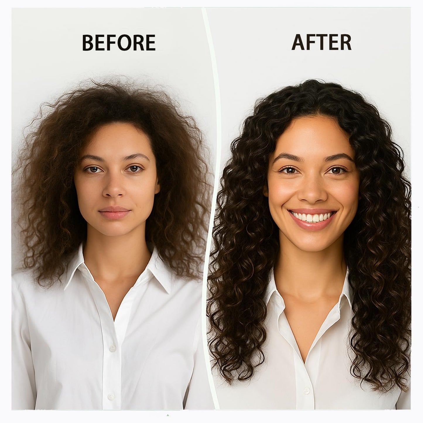 Curl Defining Brush - Vented Curly Hair Detangler for Effortless Styling | Reduces Frizz, Black