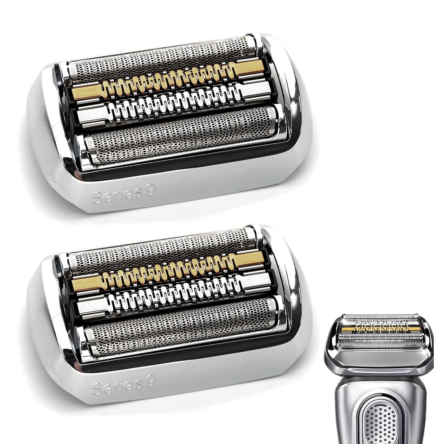 2PCS 92S Replacement Head Compatible with Series 9 Sport Replacement Foil & Cutter for Electric Razors 9290cc 9291cc 9370cc