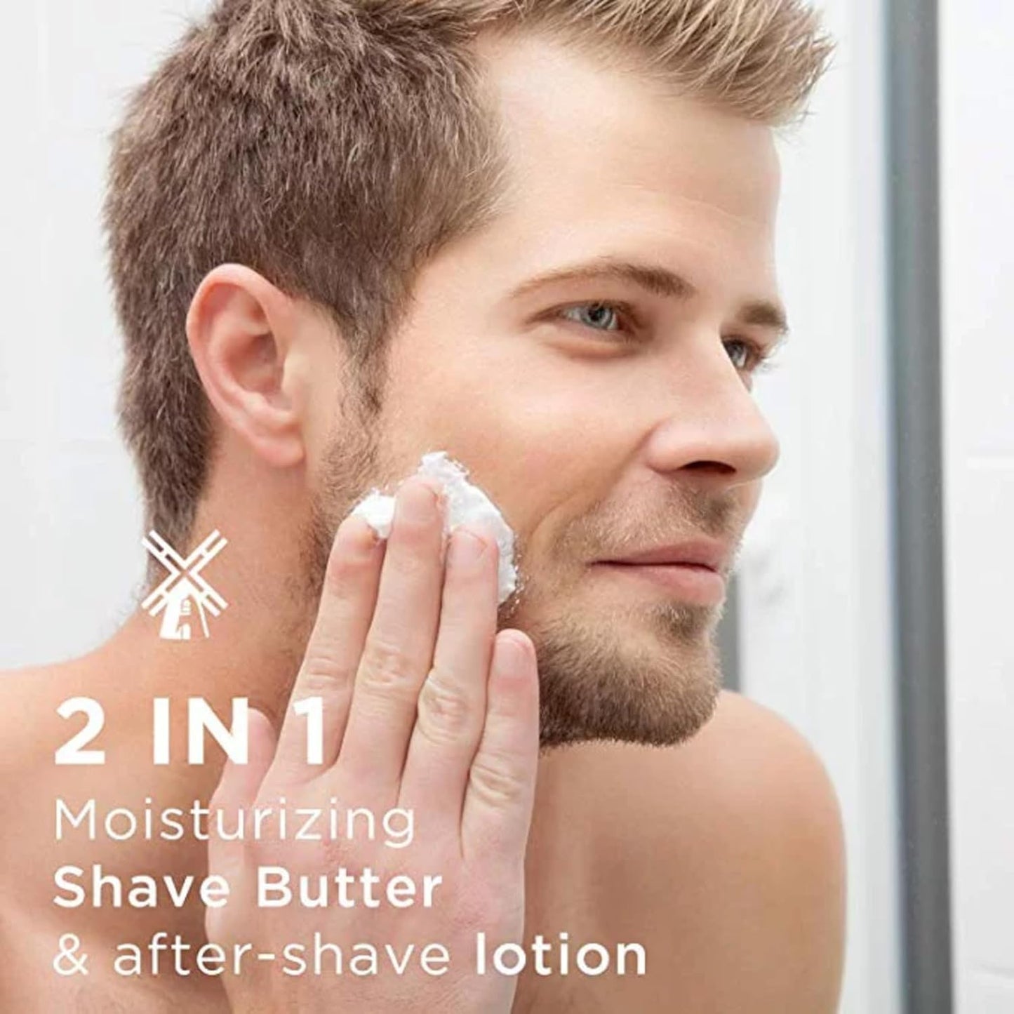 Shave Butter for Men, Ultra-Moisturizing Shaving Cream, Smooth Razor Glide, Natural Ingredients, 6 oz (pack of 2)