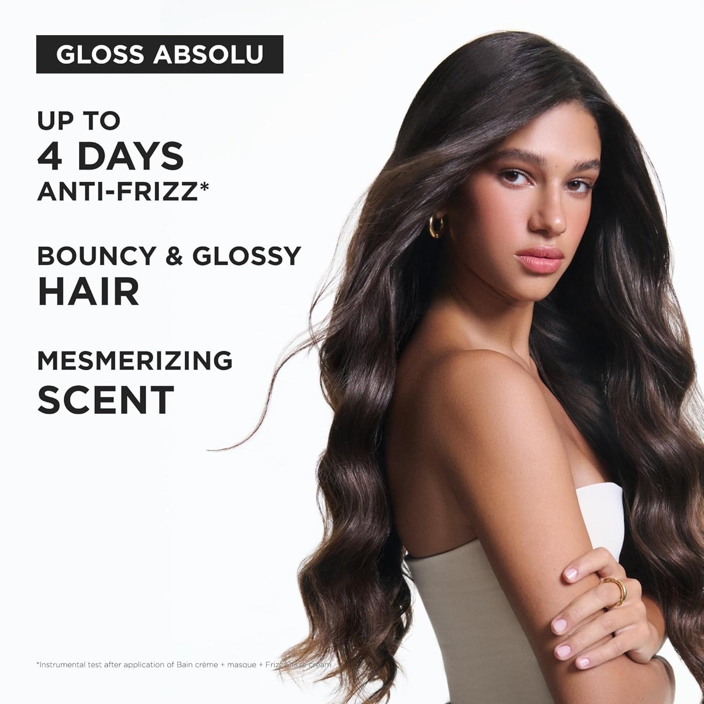 Kérastase Gloss Absolu Shampoo Refill Pouch - Sulfate-Free Anti-Frizz Formula for Thick Hair | 16.9 Fl Oz