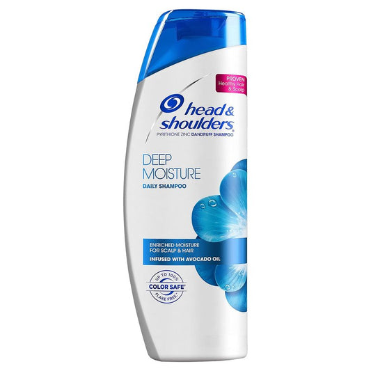 Head & Shoulders Deep Moisture Shampoo - Hydrating Formula for Dry Scalp | 12.8 fl oz