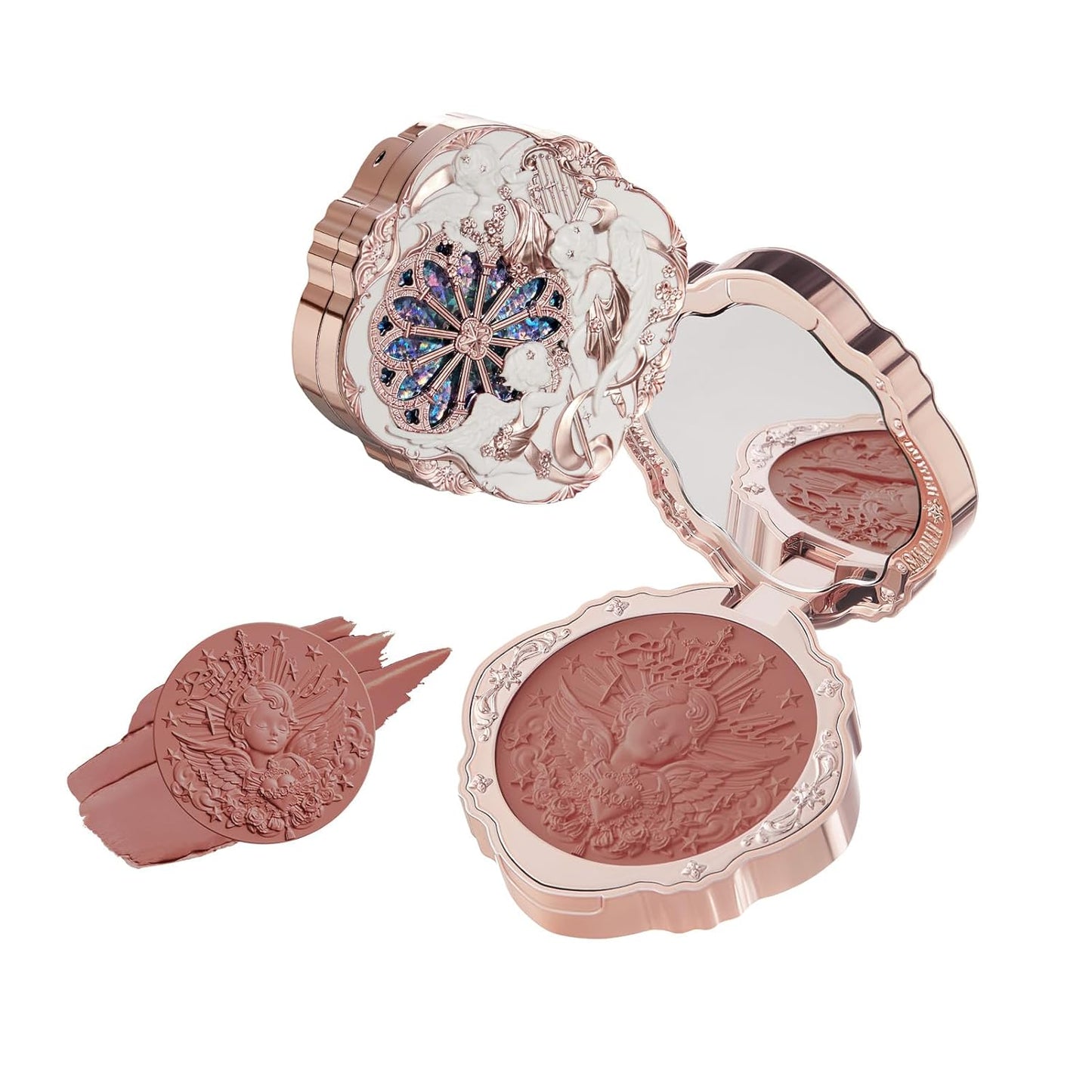 Little Angel Cream Blush - Muted Red Hydrating Blush for Cheeks | Buildable & Blendable Dewy Makeup, 0.21 Oz