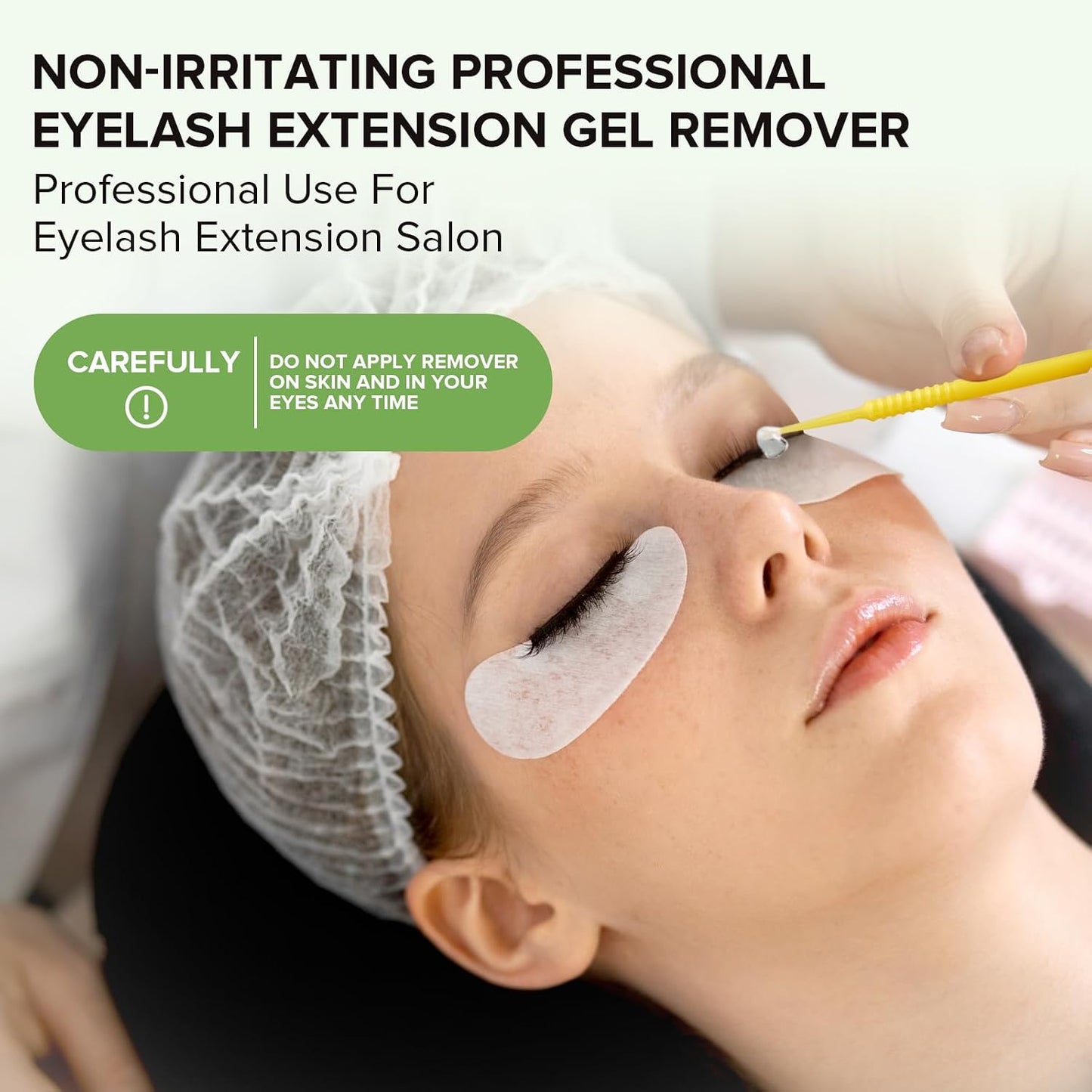 Eyelash Extension Remover Gel - Fast-Acting Formula for Sensitive Skin | 15ml Low Odor Solution