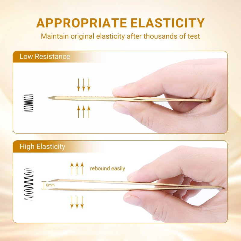 NAGARAKU Precision Fiber Tip Tweezer for Eyelash Extensions Diamond Grip Anti-Static Anti-Slip Premium Stainless Steel Pointed Volume Eyelashes Boot Tweezers Supplies with Box(80 Degree Tweezer AG-10)