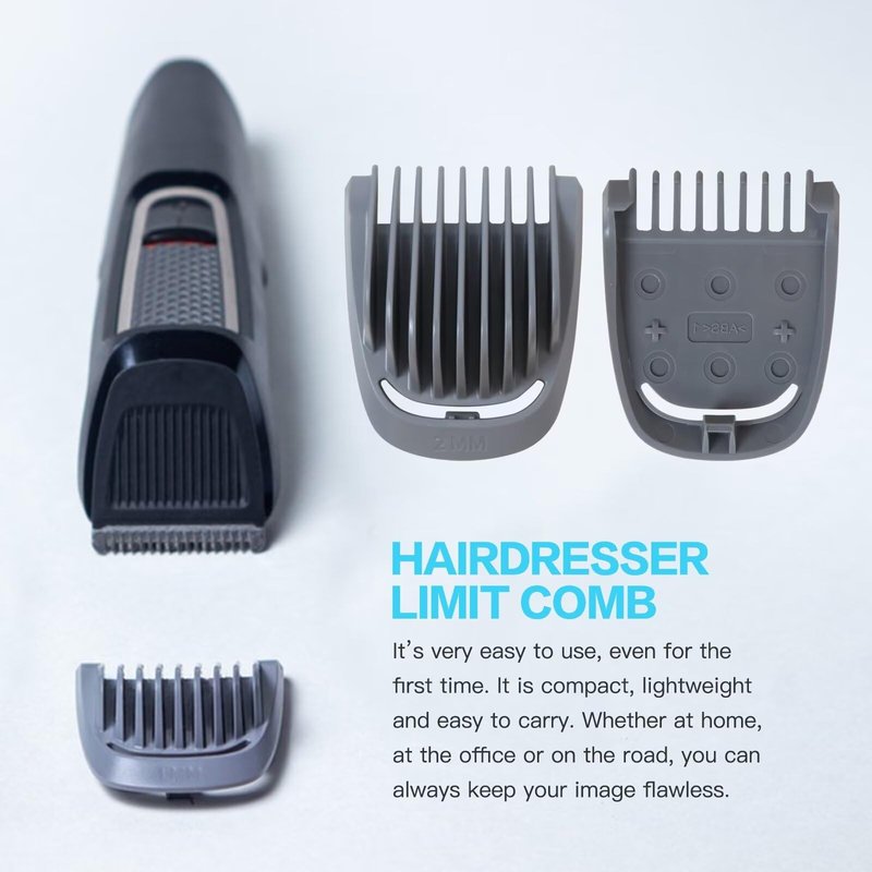 Replacement 2mm Beard Stubble Hair Guide Guard Comb for P-hilips Norelco Multigroom Trimmer MG3750 MG3760 MG5750 MG5760 MG7750 MG7770 MG7790 MG7791