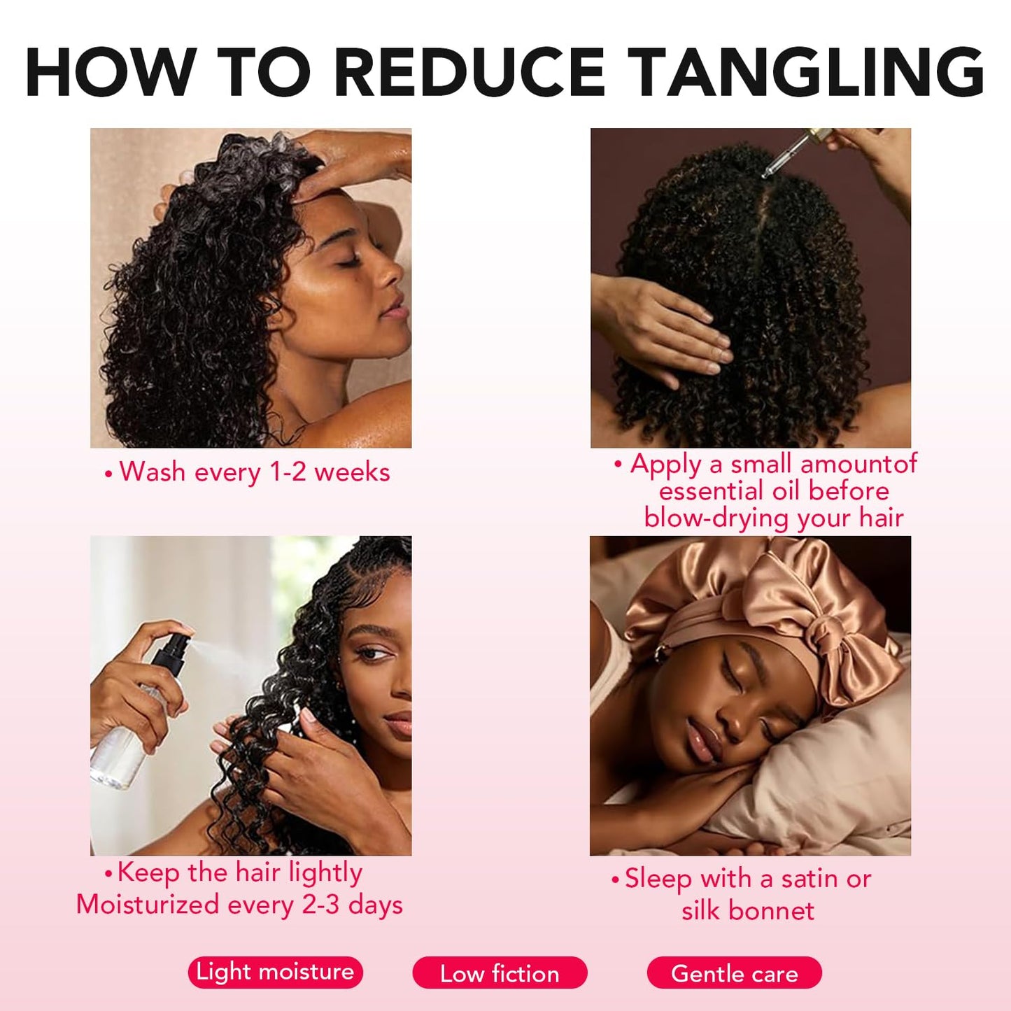 EMOBANA Human Crochet Hair for Black Women 16 Inch Burmese Curly Bundles Human Hair Pre-separated 60g Invisible Miracle Knots Feather Crochet Human Hair Extensions Natural Black