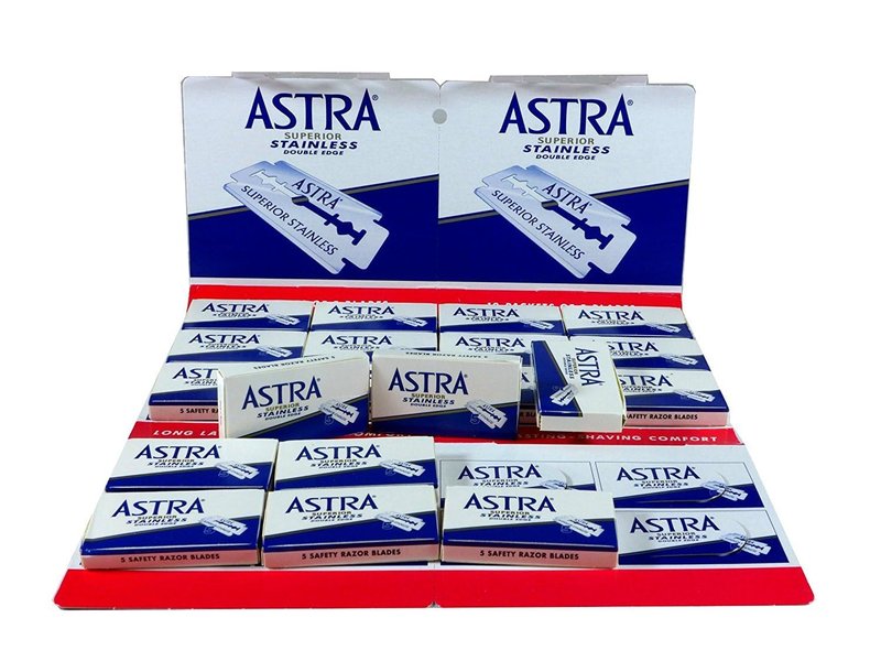 Astra - Blue Superior Stainless Double Edge Razor Blades