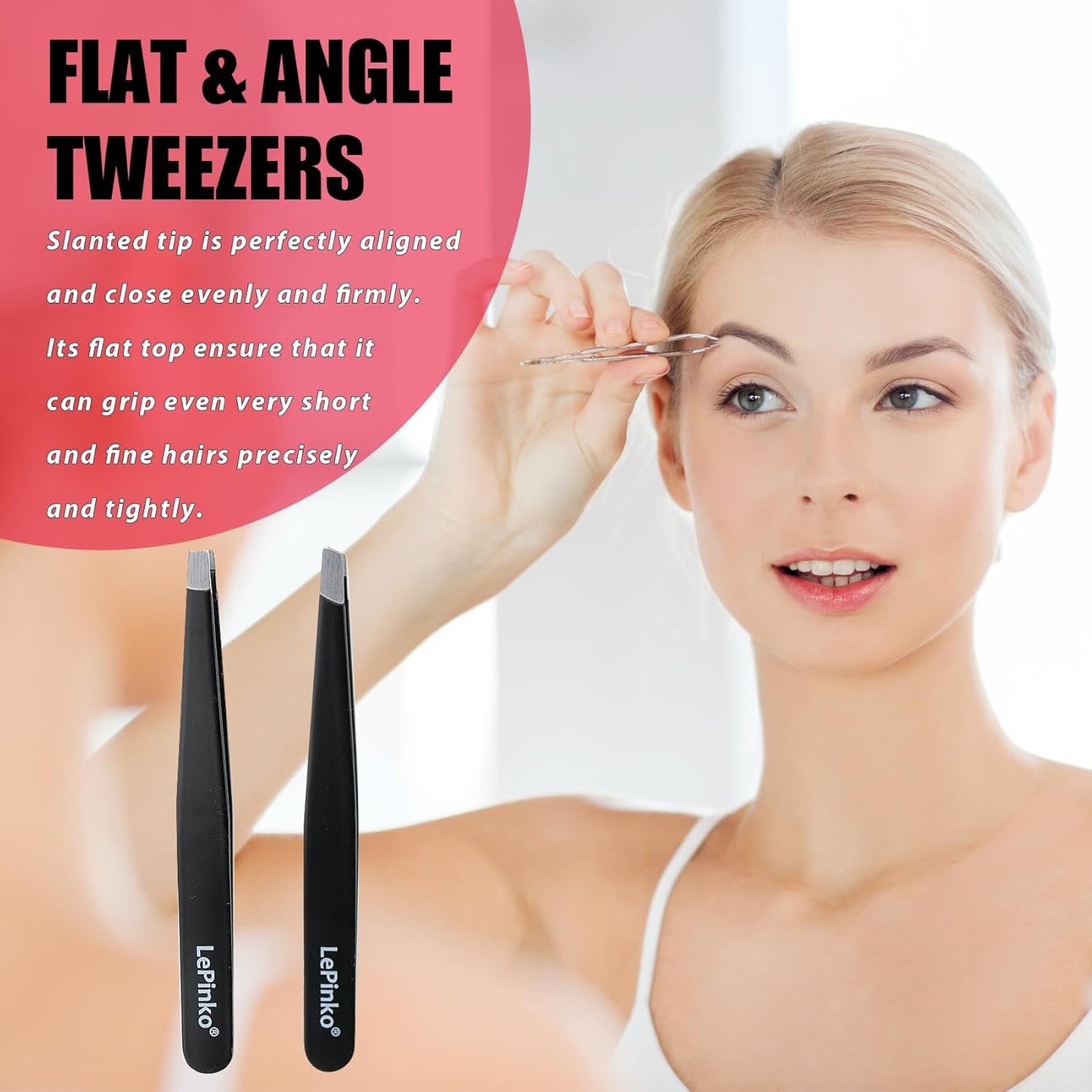 Eyebrow Trimmer Kit - 7-in-1 Grooming Set with Scissors, Tweezers & Razor | Perfect Gift for Men & Women - White