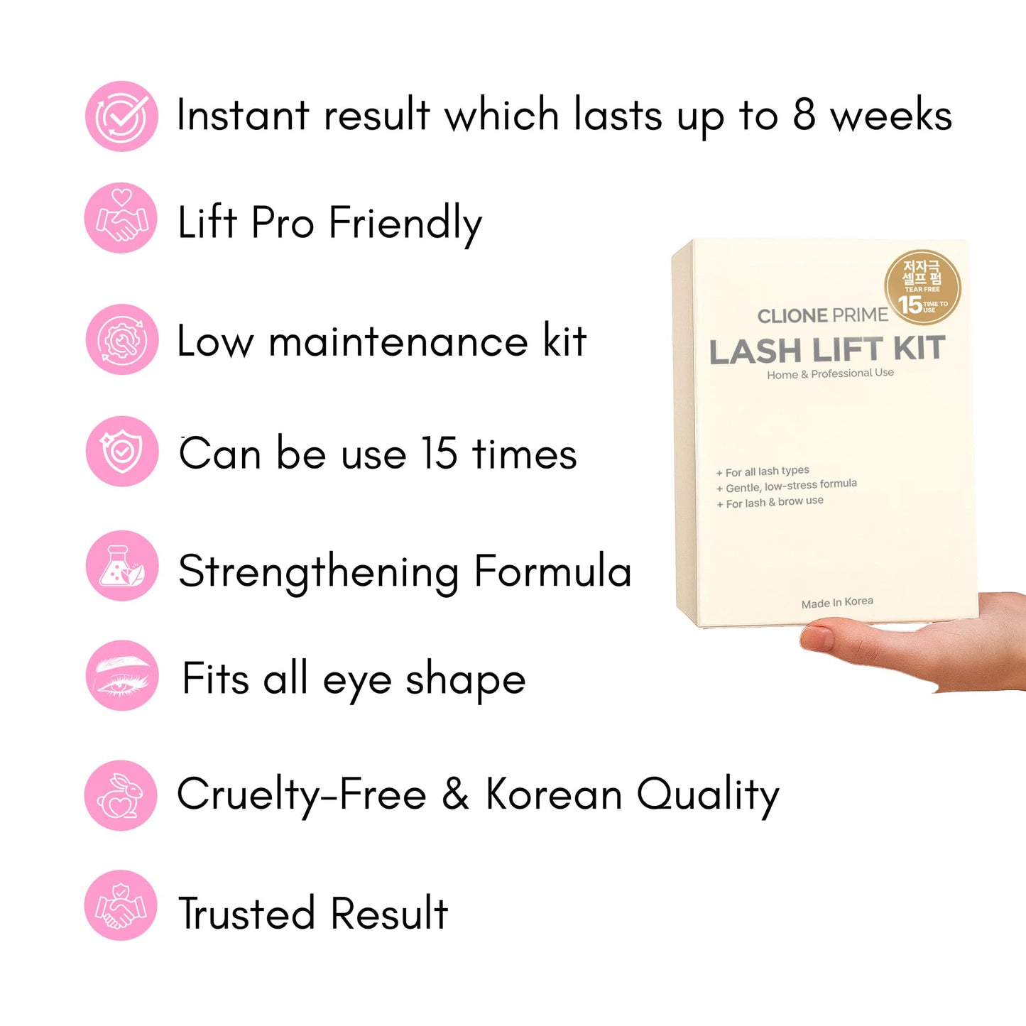 Korean Lash Lift Kit - Eye Brow Lamination Kit Eyelash Perm Kit Eyelash Lift Kit Lash Perm Eyebrow Lamination