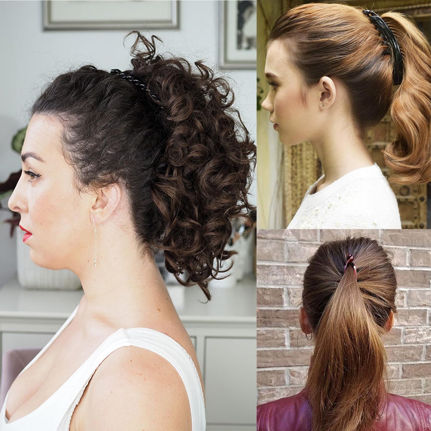 Banana Hair Clips for Thin Long Hair - Fishtail Combs | Stylish Hair Accessories for Women