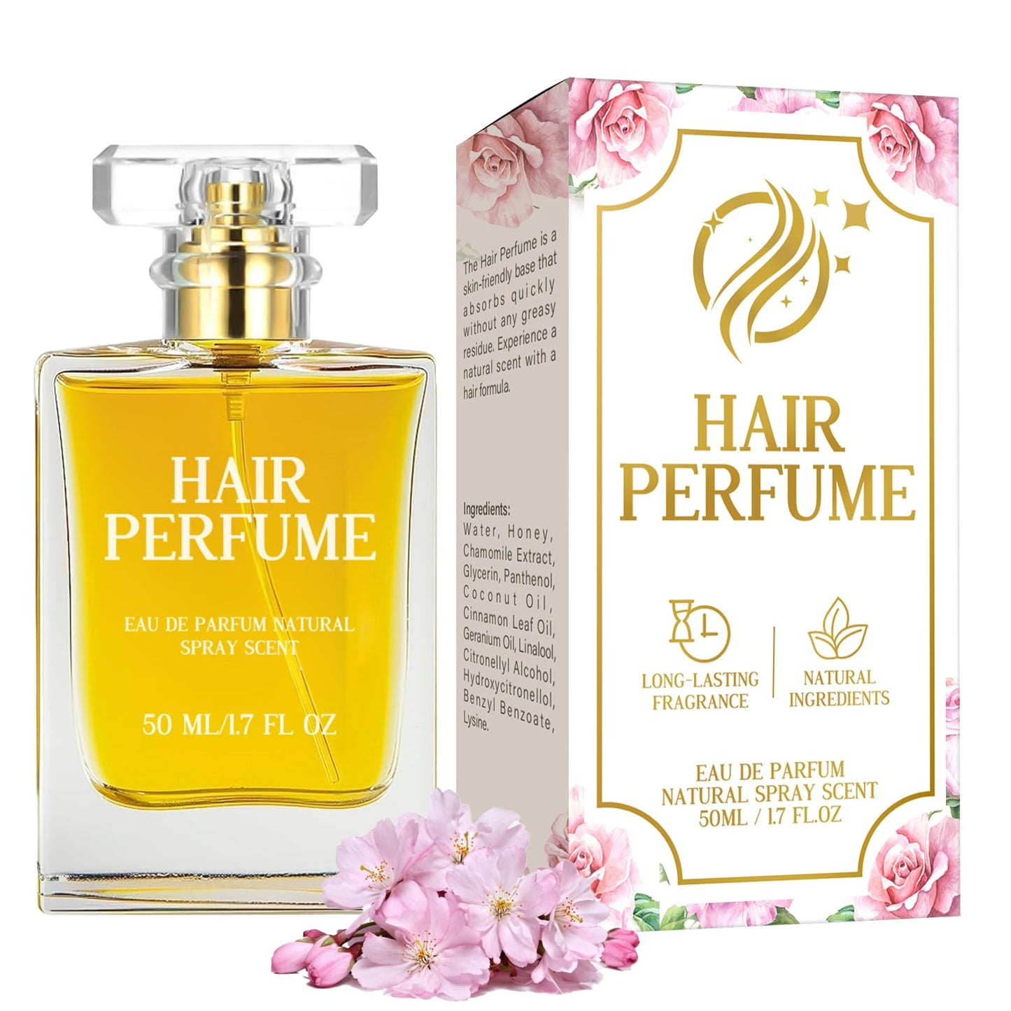 Hajoyful Hair Perfume, Hair Essential Oils Perfume for Women, Pheromone Fragrance for Hair