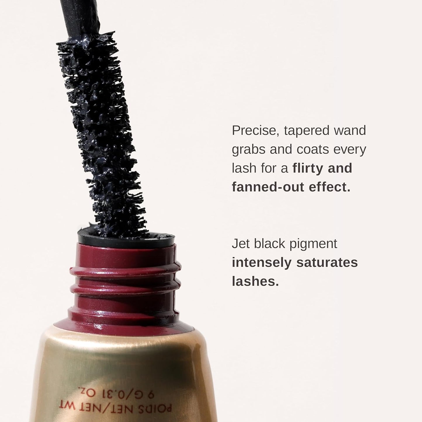 Mile High Club Black Mascara - Lengthening & Defining Formula for Full, Fanned Out Lashes | Smudge-Proof, 0.31 fl oz