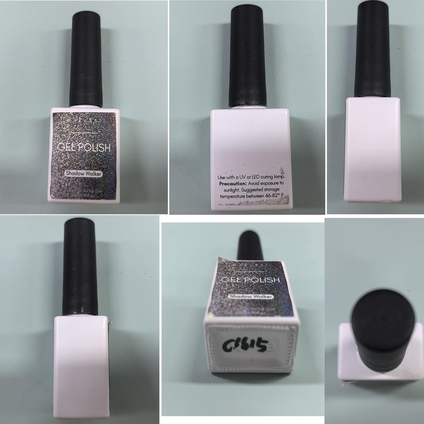 Rainbow Cat Eye Gel Nail Polish - 9D Holographic Glitter Soak Off UV/LED Gel for Stunning Nail Art | 10ml